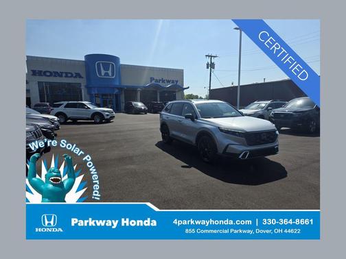 Solar Silver Metallic 2026 Honda CR-V Hybrid Sport Touring