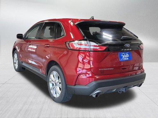 Rapid Red Metallic Tinted Clearcoat 2022 Ford Edge Titanium