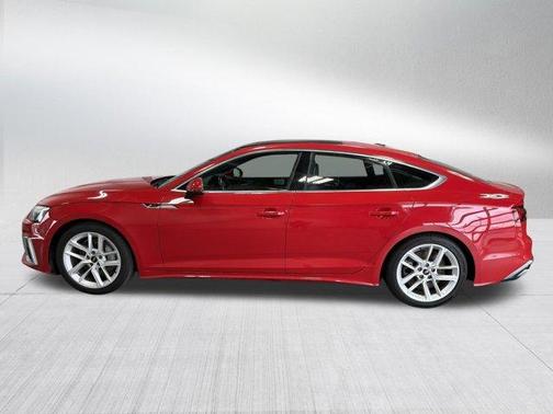 Progressive Red 2024 Audi A5 Sportback S line Premium Plus