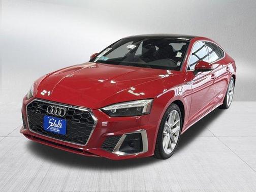 Progressive Red 2024 Audi A5 Sportback S line Premium Plus