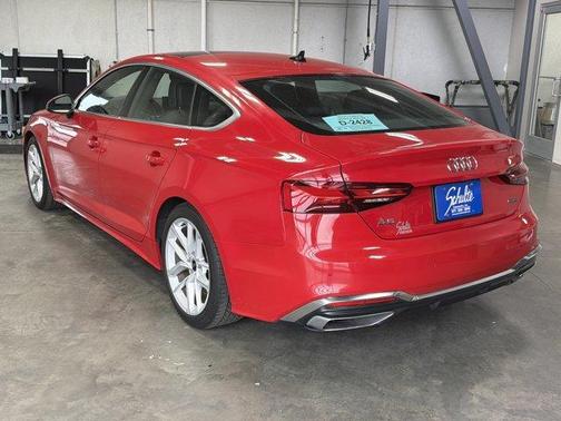 Progressive Red 2024 Audi A5 Sportback S line Premium Plus