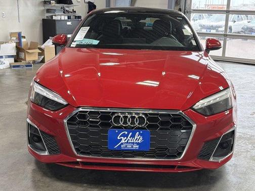 Progressive Red 2024 Audi A5 Sportback S line Premium Plus