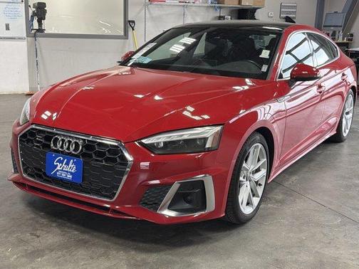 Progressive Red 2024 Audi A5 Sportback S line Premium Plus