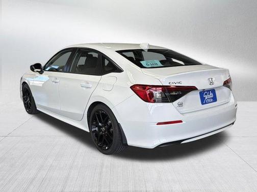 Platinum White Pearl 2024 Honda Civic Sport