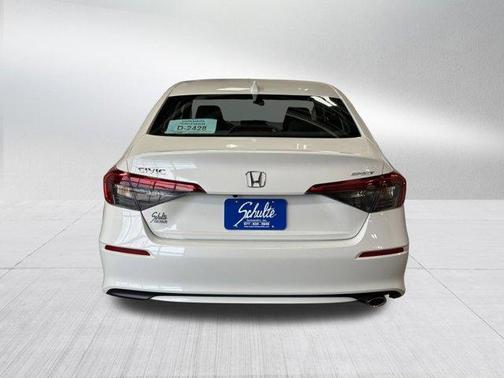 Platinum White Pearl 2024 Honda Civic Sport