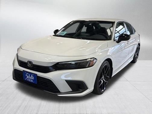 Platinum White Pearl 2024 Honda Civic Sport