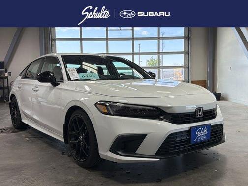 Platinum White Pearl 2024 Honda Civic Sport