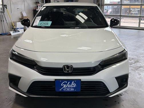 Platinum White Pearl 2024 Honda Civic Sport