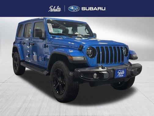 Hydro Blue Pearlcoat 2022 Jeep Wrangler Unlimited Sahara Altitude