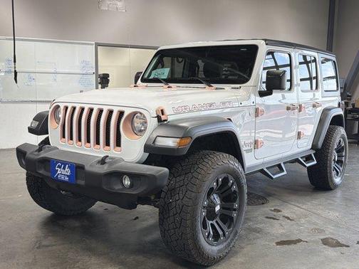 Bright White Clearcoat 2018 Jeep Wrangler Unlimited Sport