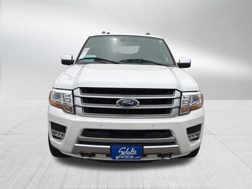 White Platinum Tri-Coat Metallic 2017 Ford Expedition EL Platinum