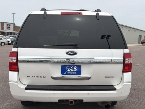 White Platinum Tri-Coat Metallic 2017 Ford Expedition EL Platinum