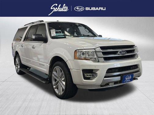 White Platinum Tri-Coat Metallic 2017 Ford Expedition EL Platinum