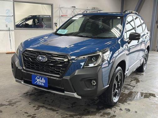 Geyser Blue 2022 Subaru Forester Wilderness