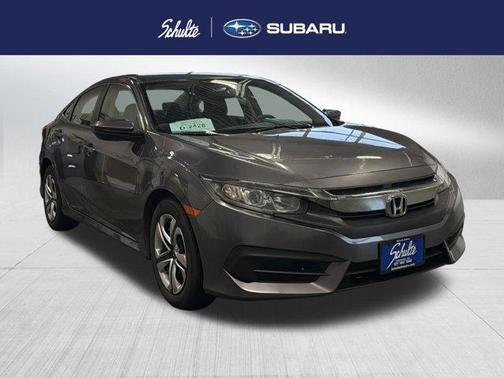 Gray 2017 Honda Civic LX