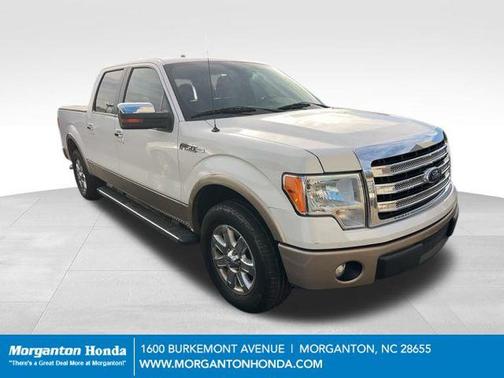 White Platinum Metallic Tri-Coat 2013 Ford F-150 Lariat