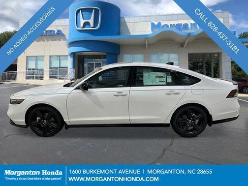 Platinum White 2026 Honda Accord Hybrid Sport-L