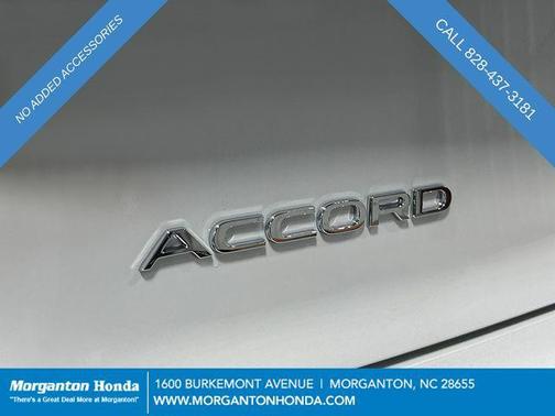 Platinum White 2026 Honda Accord LX 1.5T