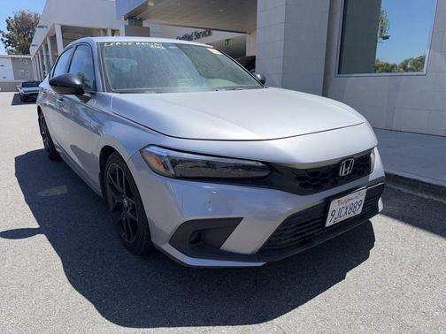 Silver 2024 Honda Civic Sport