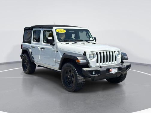 Bright White Clearcoat 2018 Jeep Wrangler Unlimited Sport