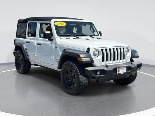 Bright White Clearcoat 2018 Jeep Wrangler Unlimited Sport