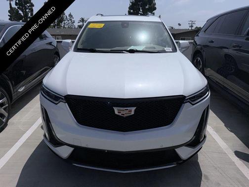 Crystal White 2024 Cadillac XT6 Sport AWD