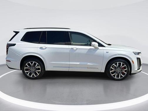 Crystal White 2024 Cadillac XT6 Sport AWD