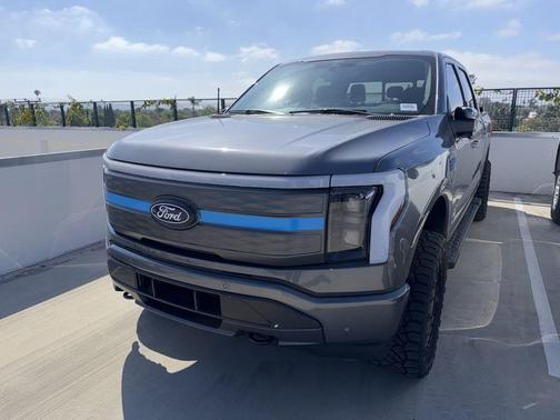 Gray Metallic 2024 Ford F-150 Lightning LARIAT