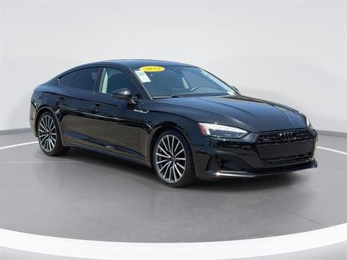 Mythos Black Metallic 2023 Audi A5 40 Premium