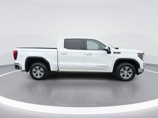 Summit White 2025 GMC Sierra 1500 SLT