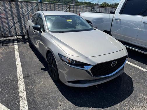 Platinum Quartz Metallic 2024 Mazda Mazda3 FWD w/Select Package