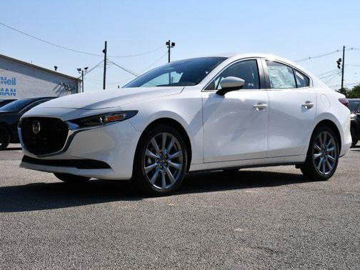 Snowflake White Pearl 2026 Mazda Mazda3 FWD w/Preferred Package