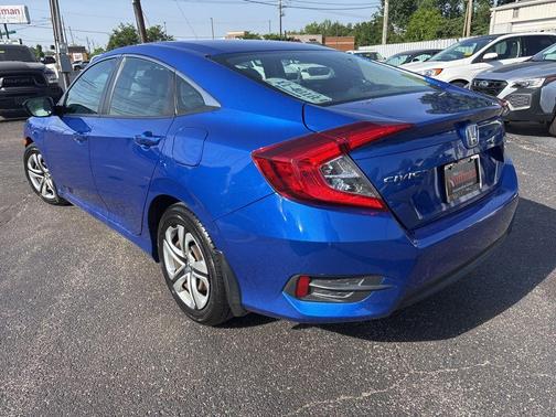 Blue 2017 Honda Civic LX