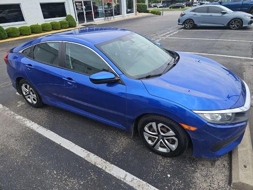 Blue 2017 Honda Civic LX