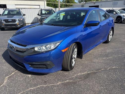 Blue 2017 Honda Civic LX