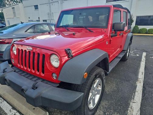 Flame Red Clearcoat 2014 Jeep Wrangler Unlimited Sport