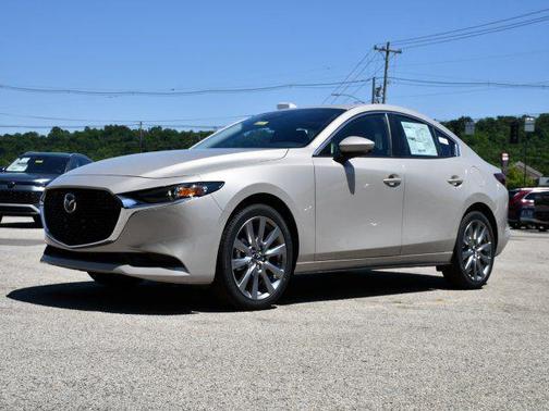 Platinum Quartz Metallic 2026 Mazda Mazda3 FWD w/Preferred Package