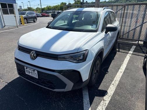 Pure White 2025 Volkswagen Taos 1.5T S