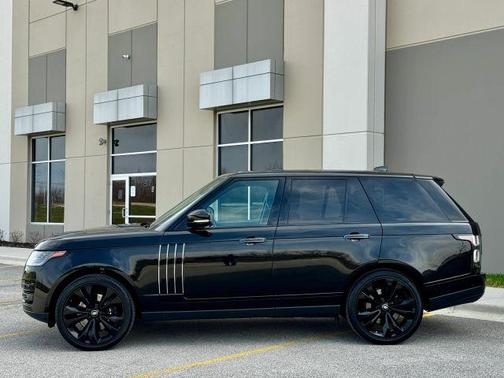 Santorini Black 2021 Land Rover Range Rover SVAutobiography Dyn Black