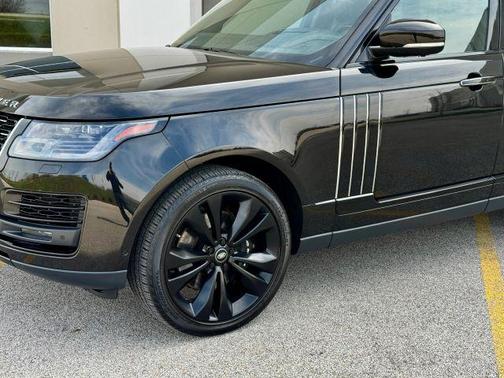 Santorini Black 2021 Land Rover Range Rover SVAutobiography Dyn Black