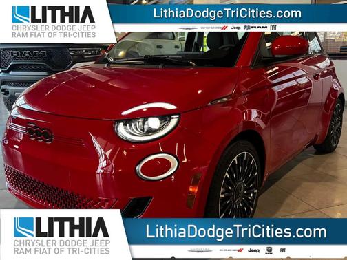 Red 2024 FIAT 500e Base