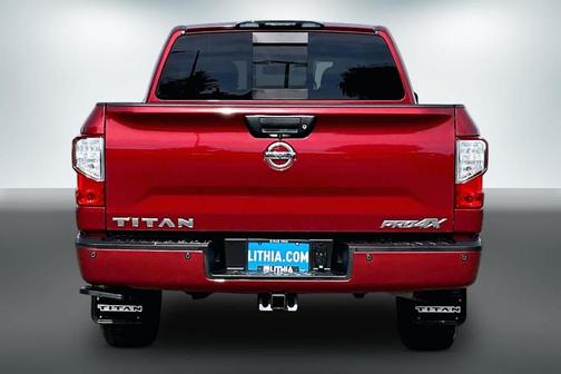 Red 2018 Nissan Titan PRO-4X