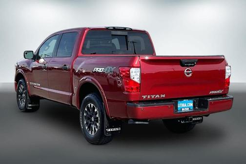 Red 2018 Nissan Titan PRO-4X
