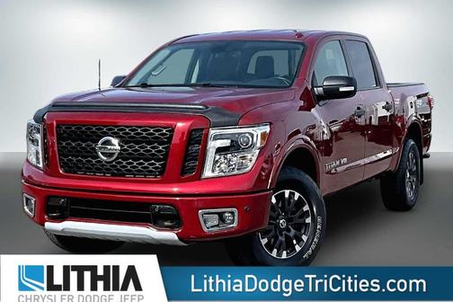 Red 2018 Nissan Titan PRO-4X