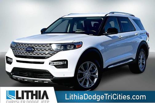 Oxford White 2023 Ford Explorer Limited