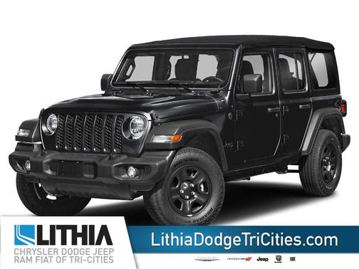 Black 2024 Jeep Wrangler Sahara