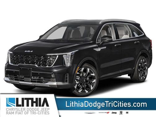 Black 2025 Kia Sorento EX