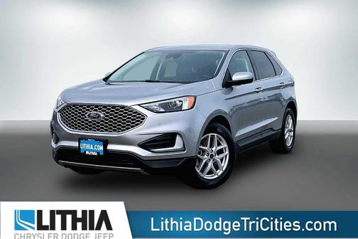 Iconic Silver Metallic 2024 Ford Edge SEL