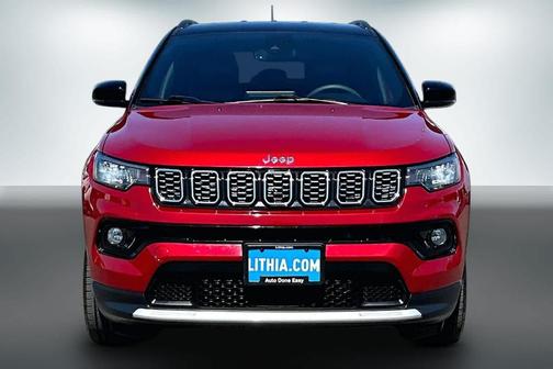 Red 2025 Jeep Compass Limited