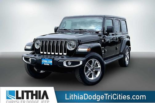 Black 2022 Jeep Wrangler Unlimited Sahara